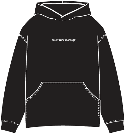 TRUST THE PROCESS hoodie 1st edition
